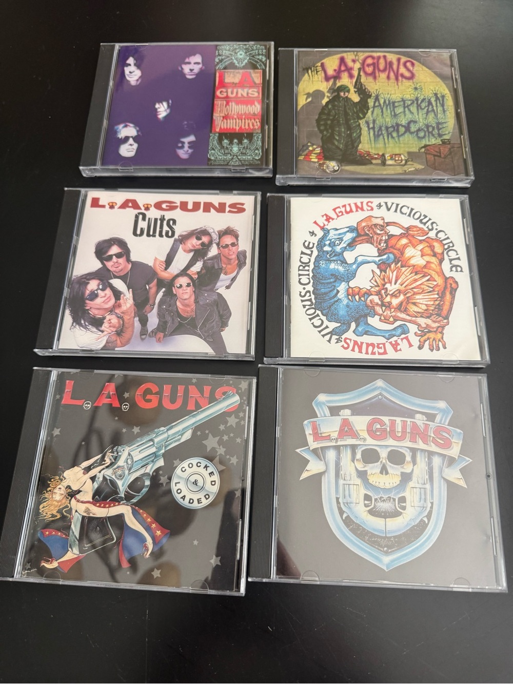 Lot Of 6 Preowned LA Guns CDs